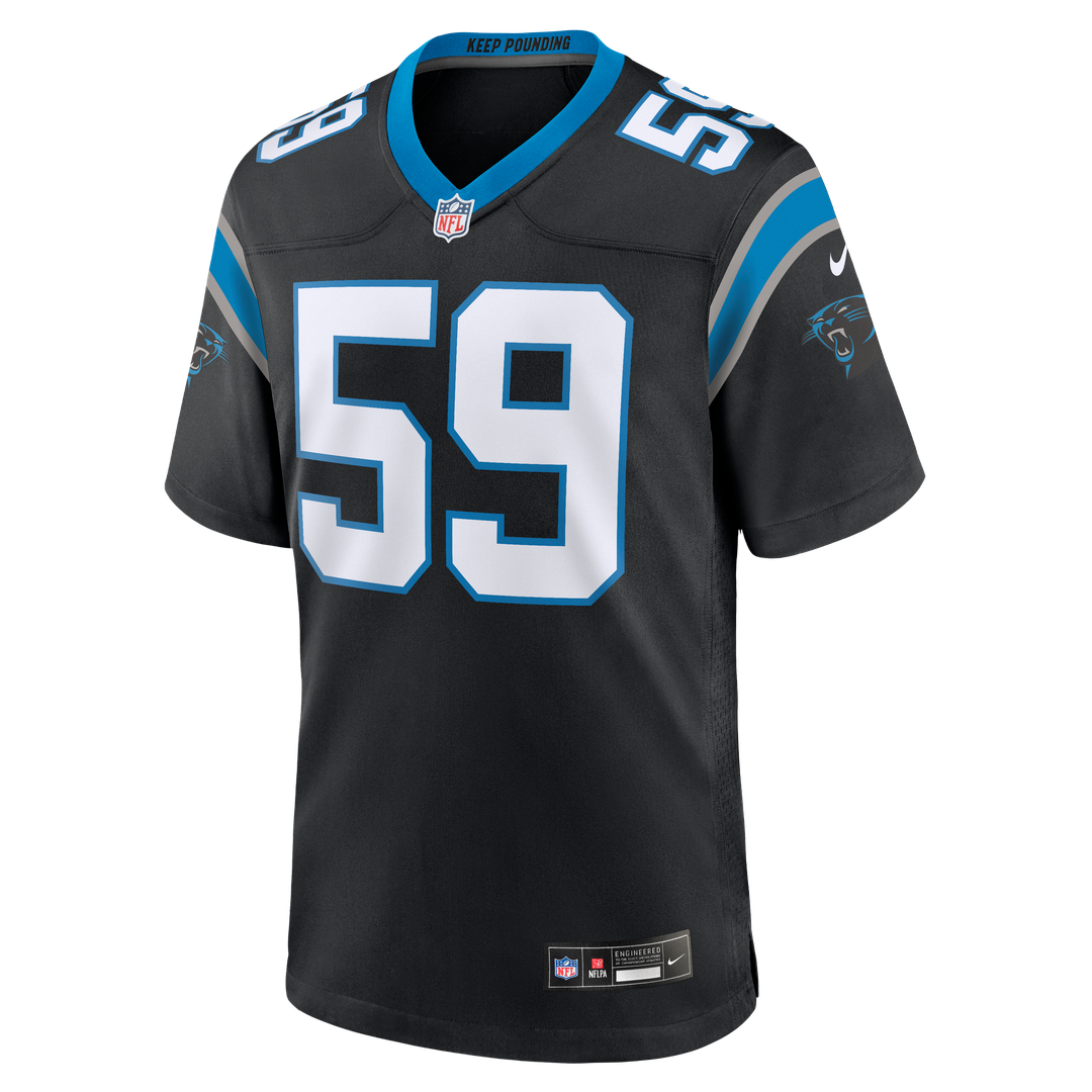 Luke Kuechly Carolina Panthers Nike Team Game Official Jersey -  Black