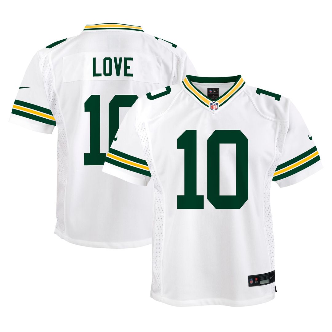 Jordan Love Green Bay Packers Nike Youth Game Official Jersey - Green