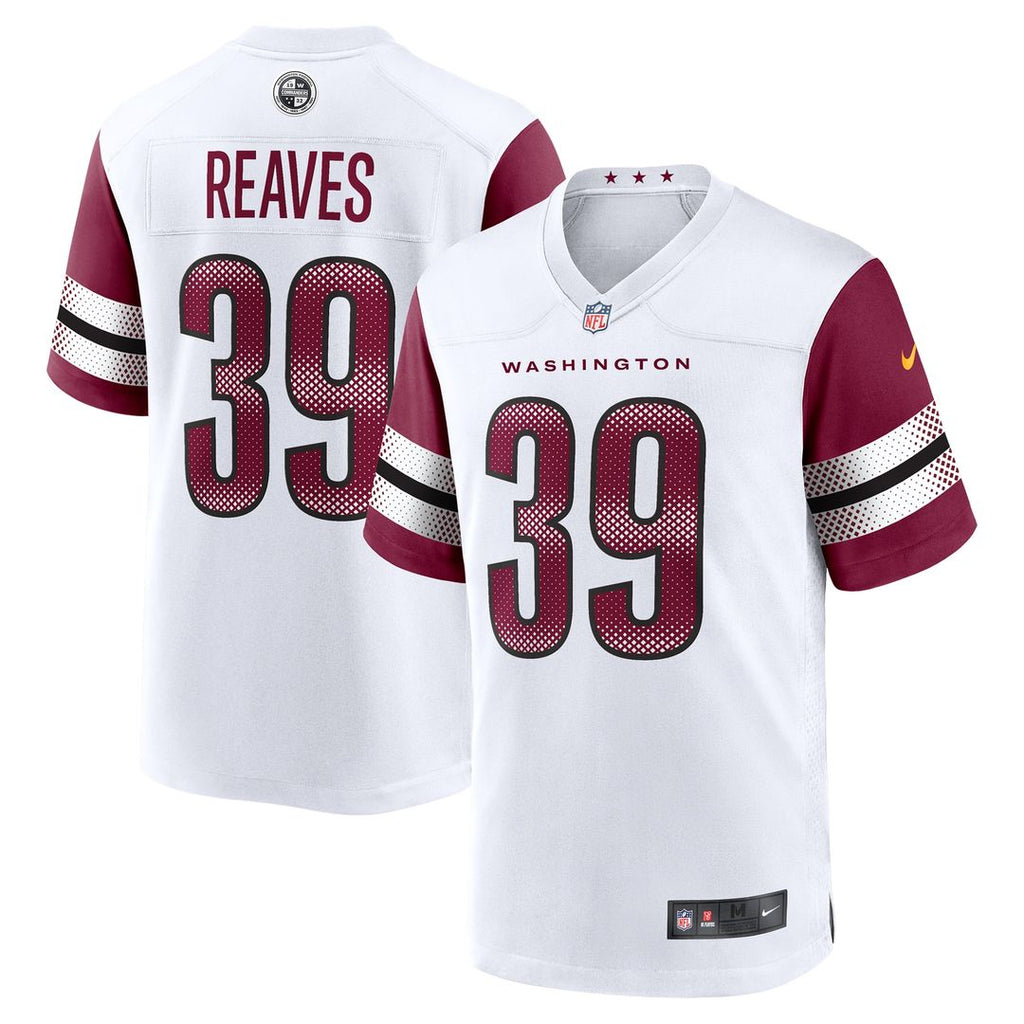 Jeremy Reaves Washington Commanders Nike Game Official Jersey -  White