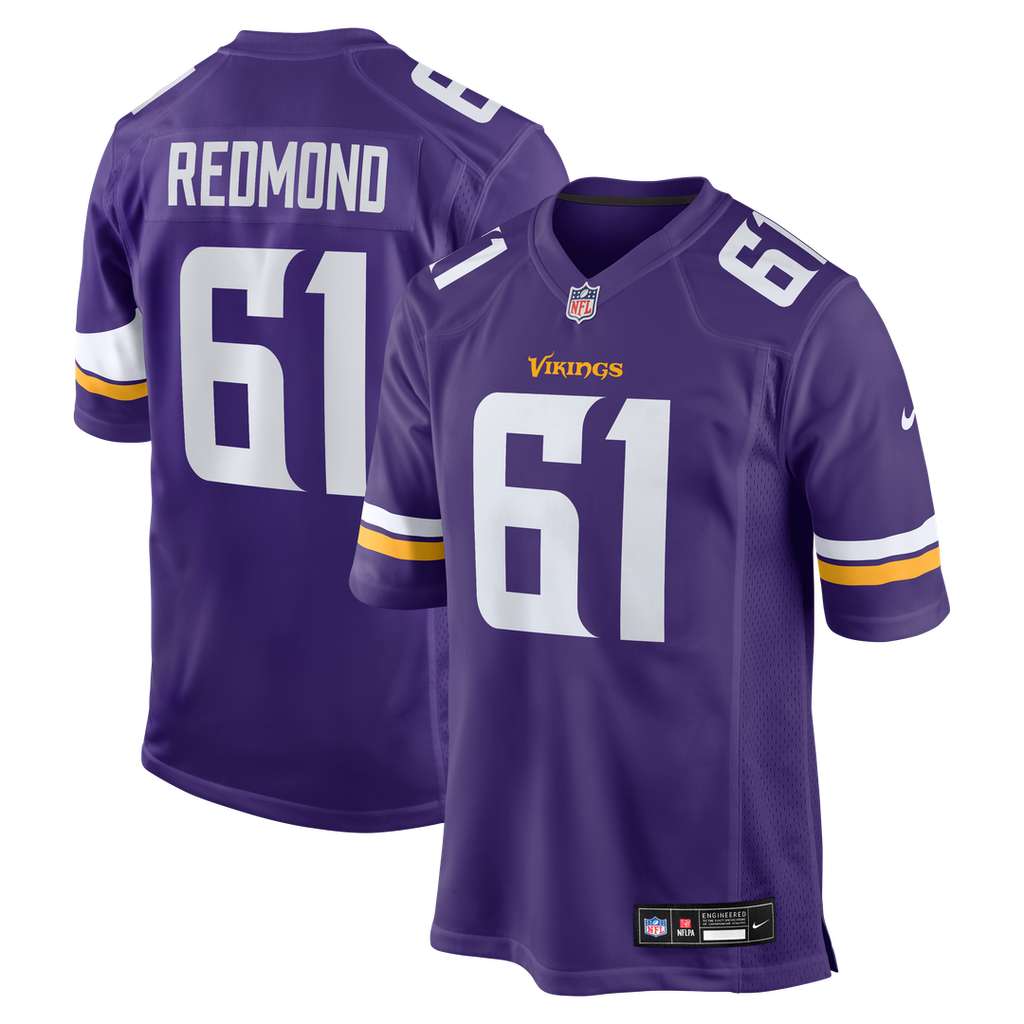 Jalen Redmond Minnesota Vikings Nike Game Jersey - Purple