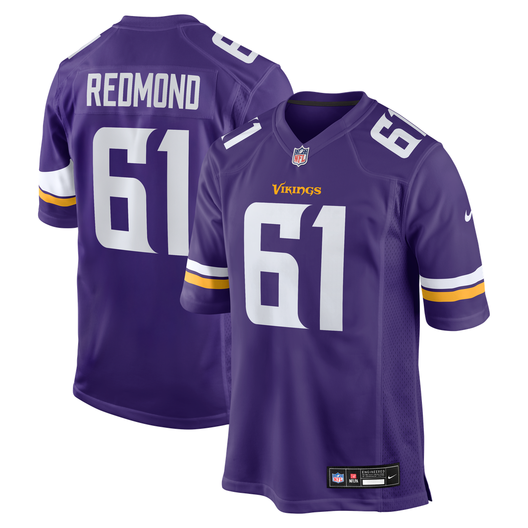 Jalen Redmond Minnesota Vikings Nike Game Jersey - Purple