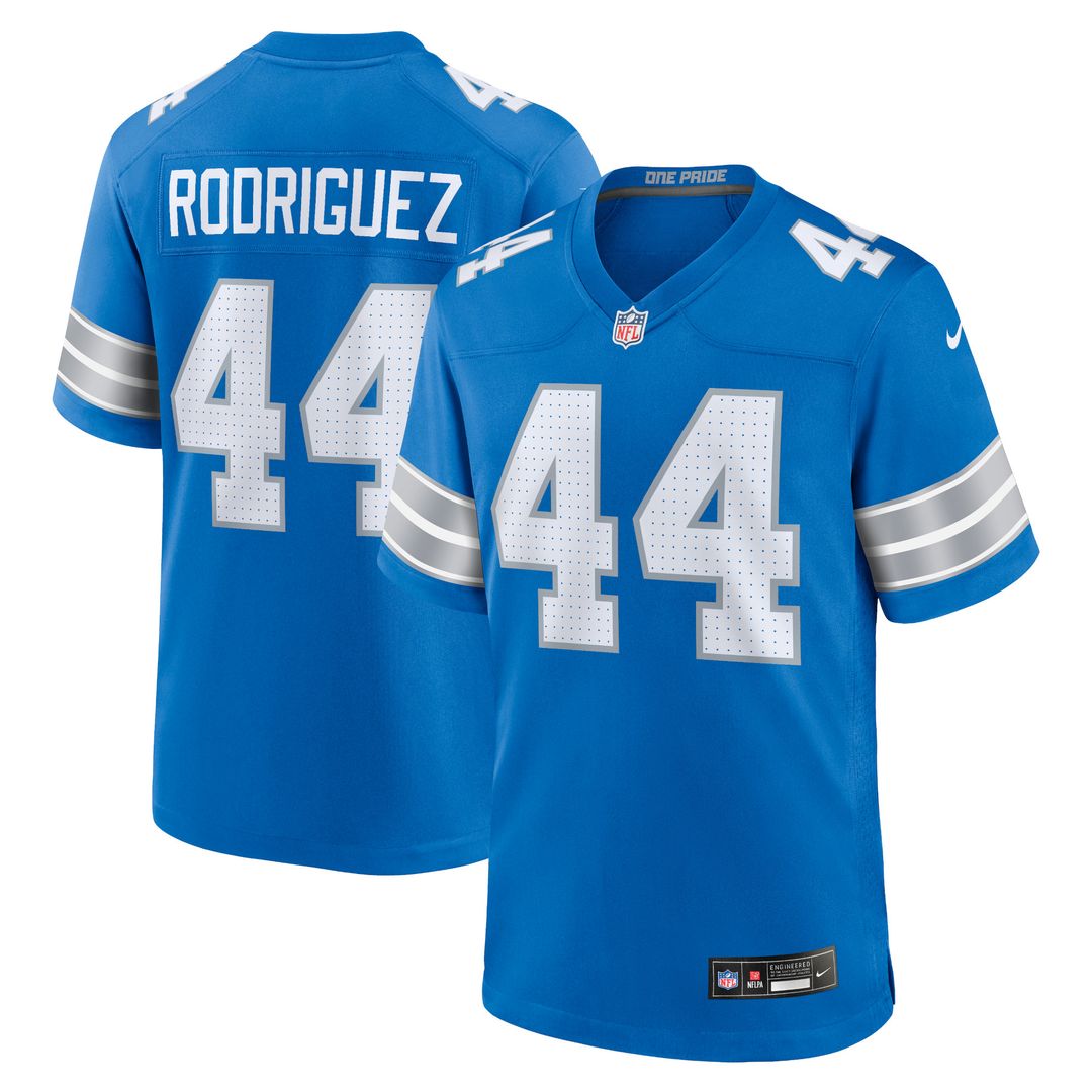 Malcolm Rodriguez Detroit Lions Nike 2nd Alternate Game Official Jersey - Black
