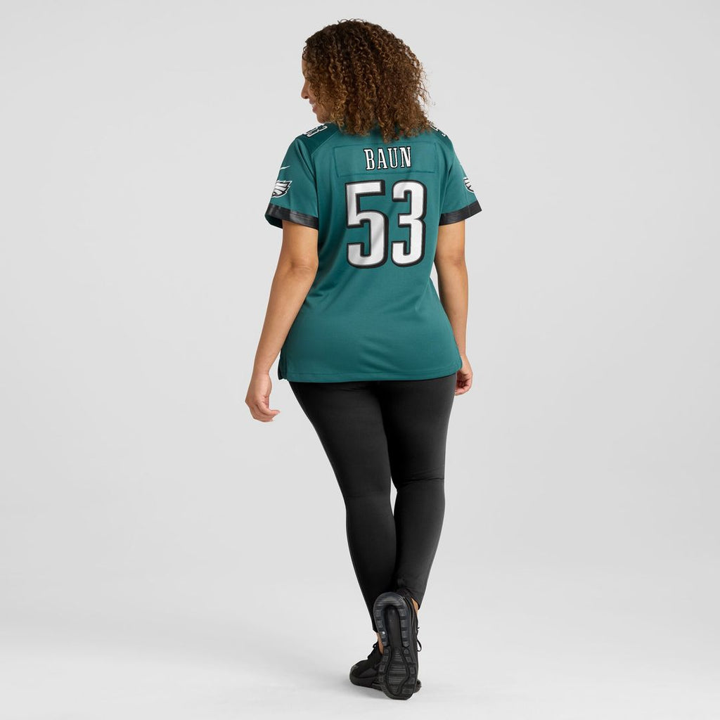 Zack Baun Philadelphia Eagles Nike Women's Game Jersey - Midnight Green
