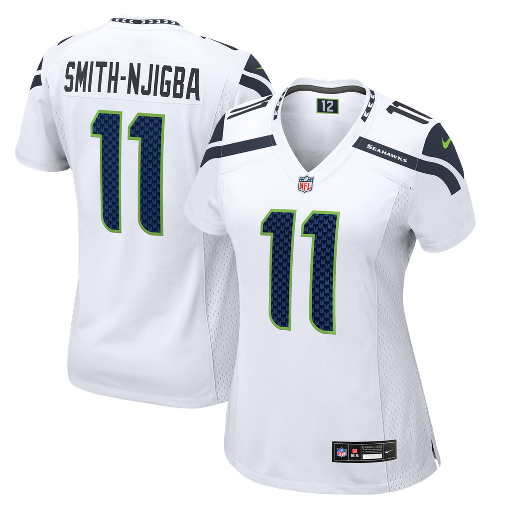 Jaxon Smith-Njigba Seattle Seahawks Nike Women's Game Jersey - White