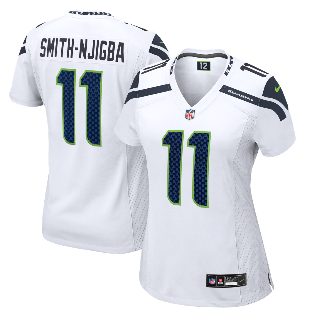Jaxon Smith-Njigba Seattle Seahawks Nike Women's Game Jersey - White