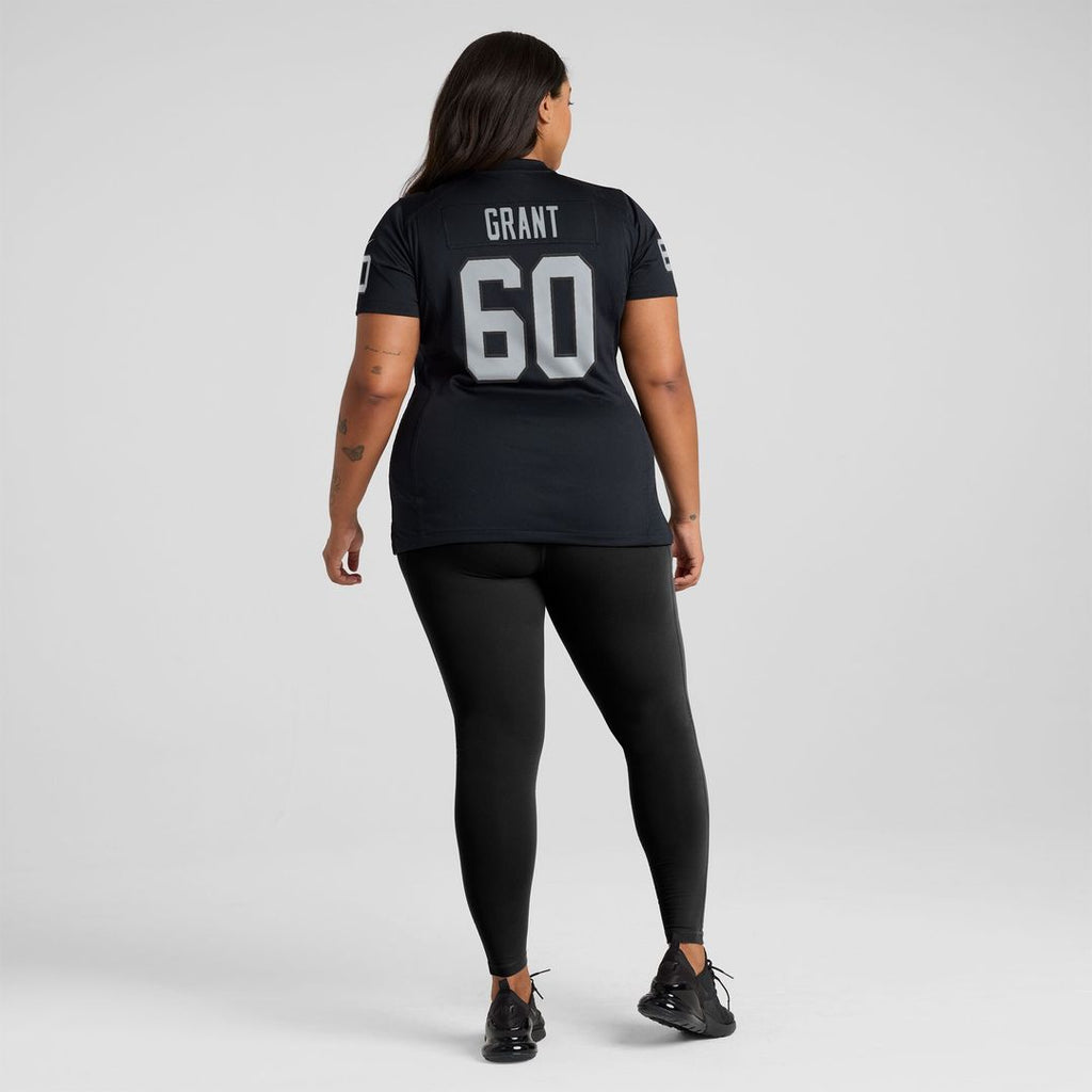 Charles Grant Las Vegas Raiders Nike Women's Team Game Official Jersey -  Black