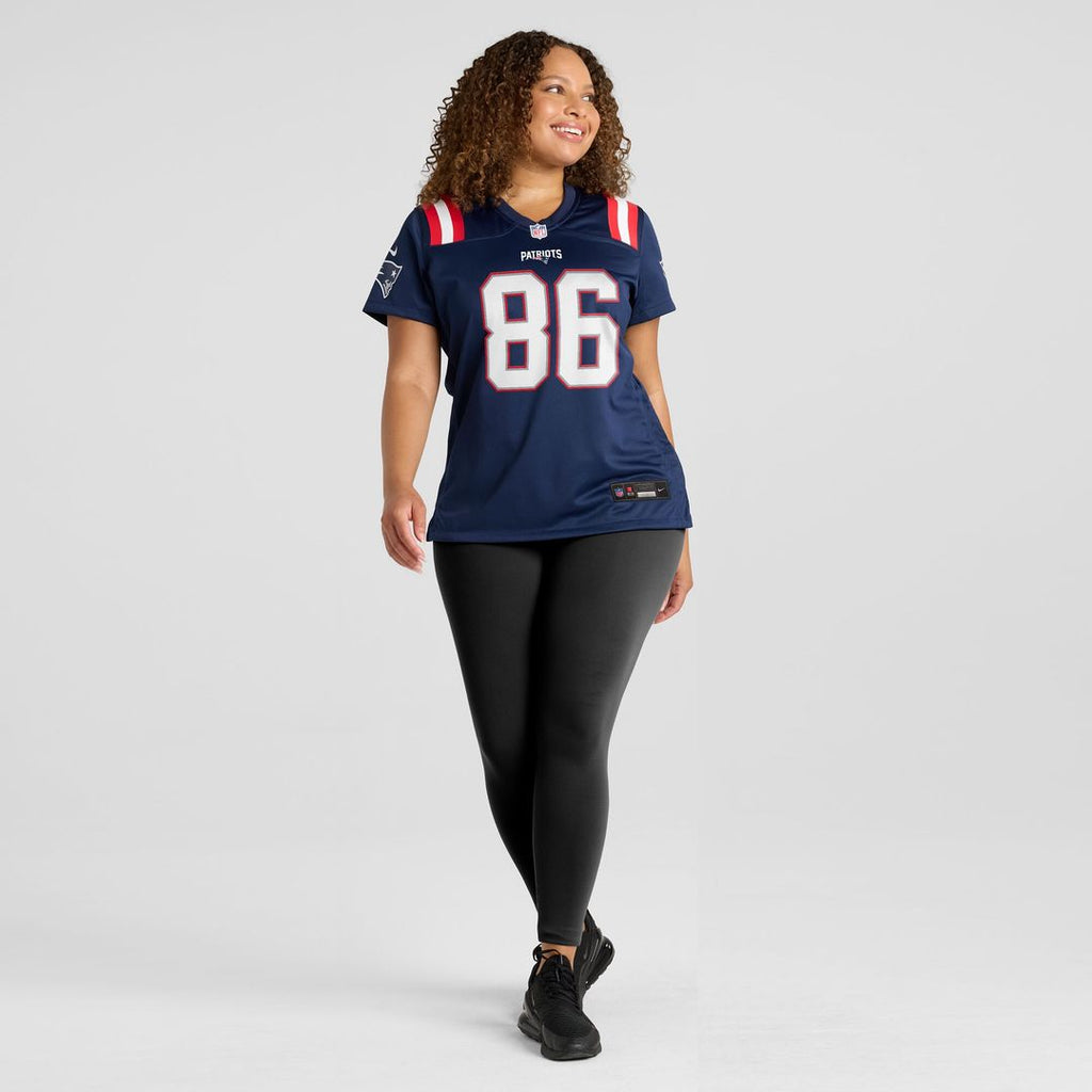 Efton Chism III New England Patriots Nike Women's Team Game Jersey - Navy