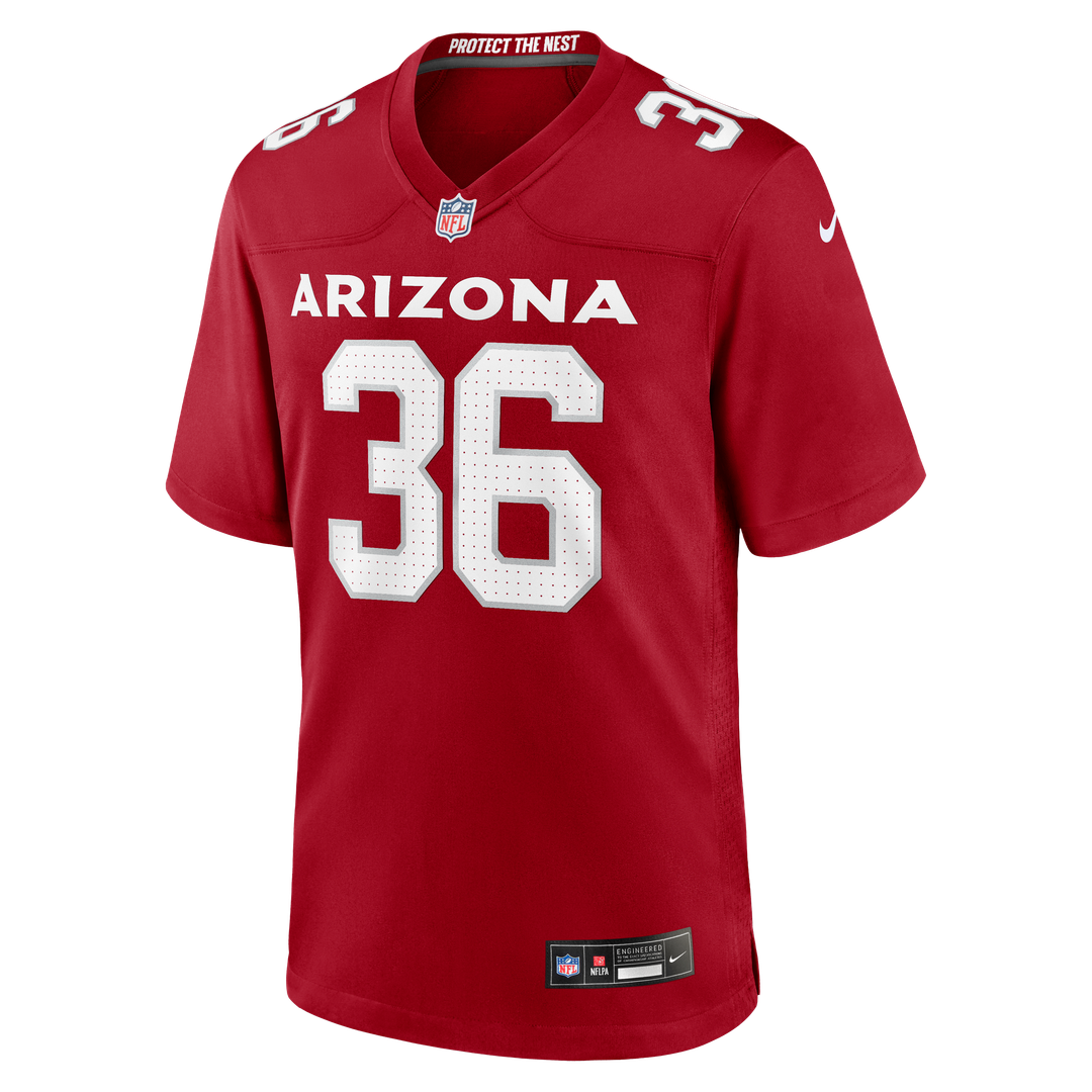 Kitan Crawford Arizona Cardinals Nike Team Game Jersey - Cardinal