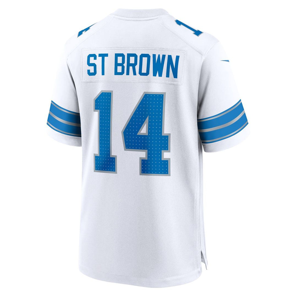 Amon-Ra St. Brown Detroit Lions Nike 2nd Alternate Game Official Jersey - Black
