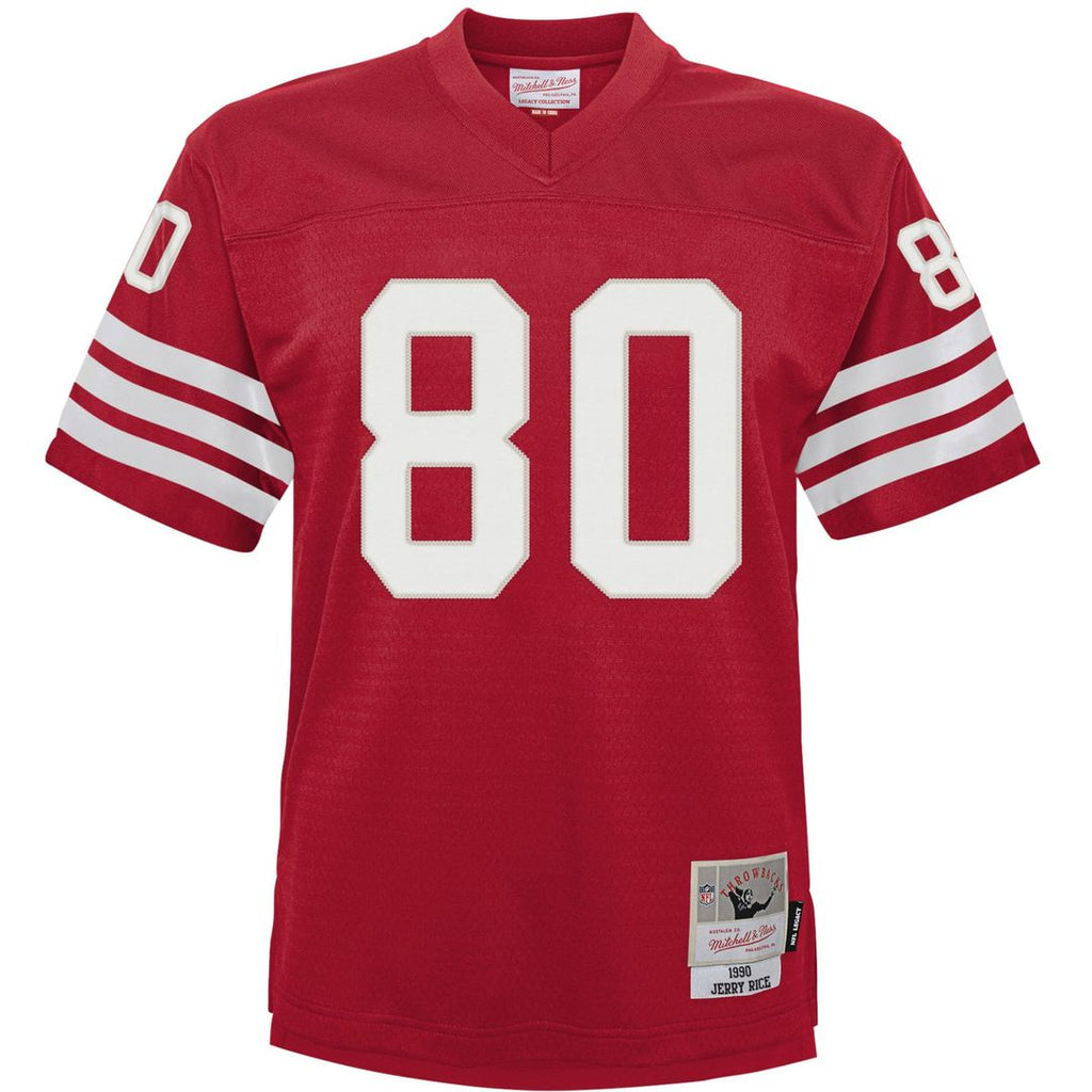 Jerry Rice San Francisco 49ers Mitchell & Ness Infant 1990 Retired Legacy Official Jersey - Scarlet