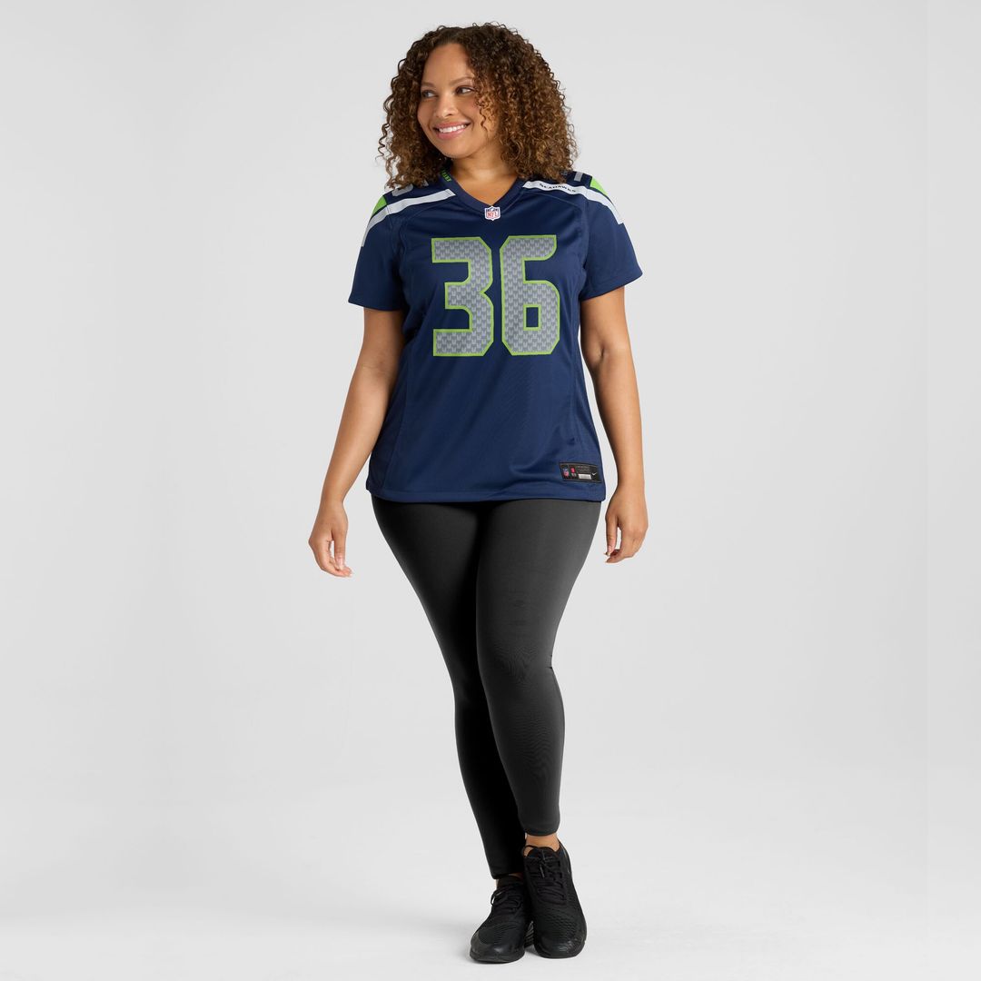 George Holani Seattle Seahawks Nike Women's Team Game Official Jersey -  College Navy