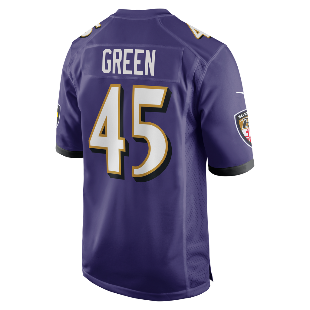 Mike Green Baltimore Ravens Nike Team Game Jersey - Purple