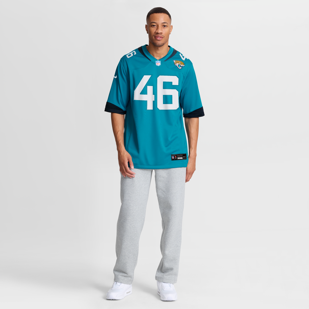 Ross Matiscik Jacksonville Jaguars Nike Game Official Jersey - Teal