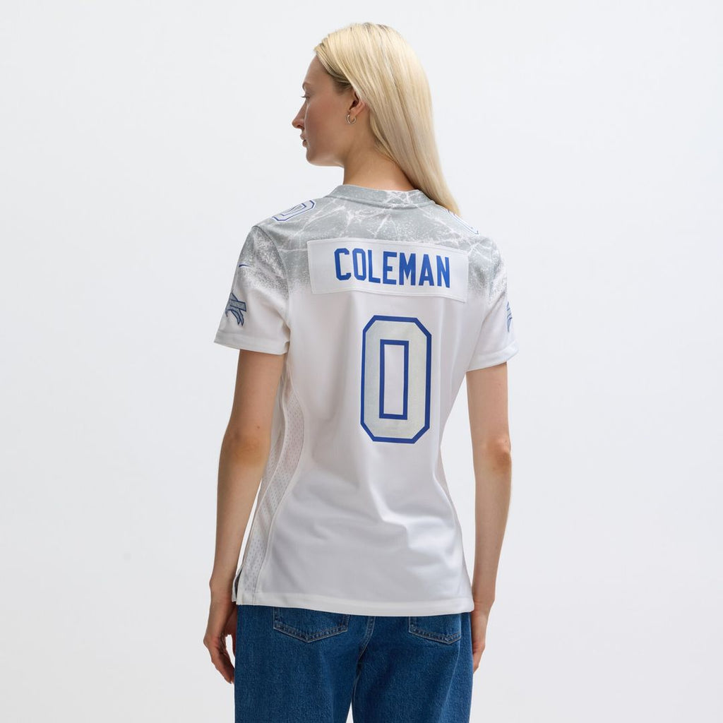 Keon Coleman Buffalo Bills Nike Women's 2025 Rivalries Collection Game Official Jersey - White
