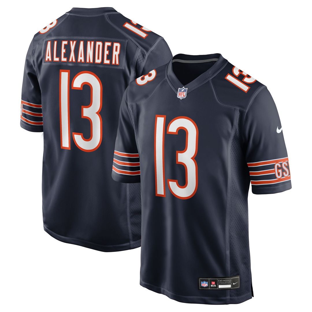 Maurice Alexander Chicago Bears Nike Team Game Official Jersey -  Navy