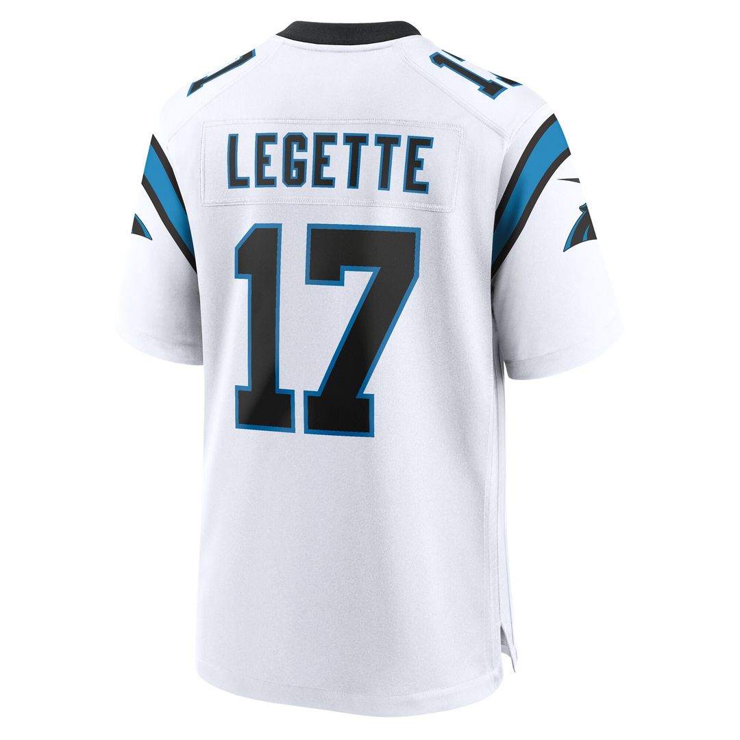 Xavier Legette Carolina Panthers Nike Game Jersey - White