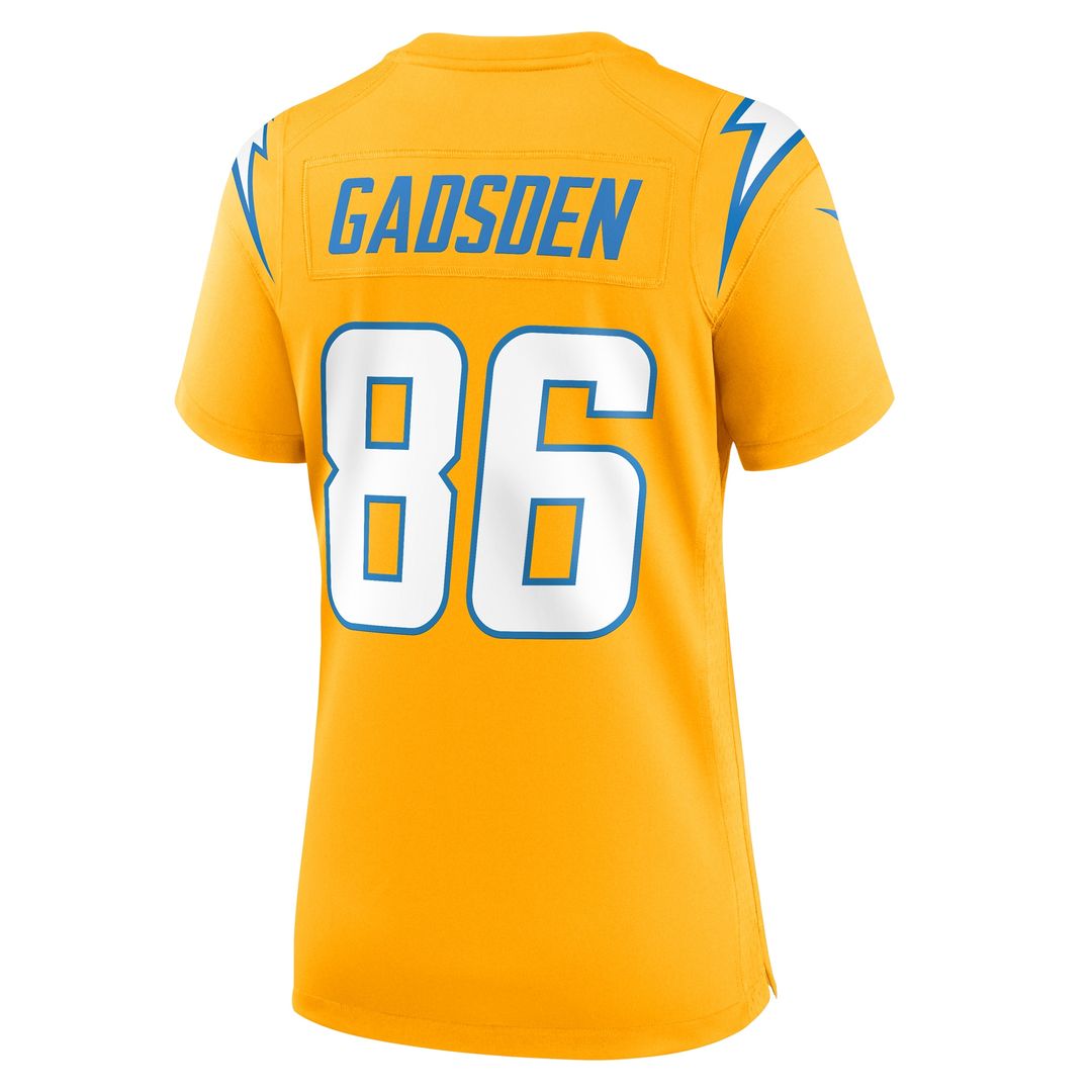 Oronde Gadsden Los Angeles Chargers Nike Women's Alternate Charger Power Game Official Jersey -  Gold