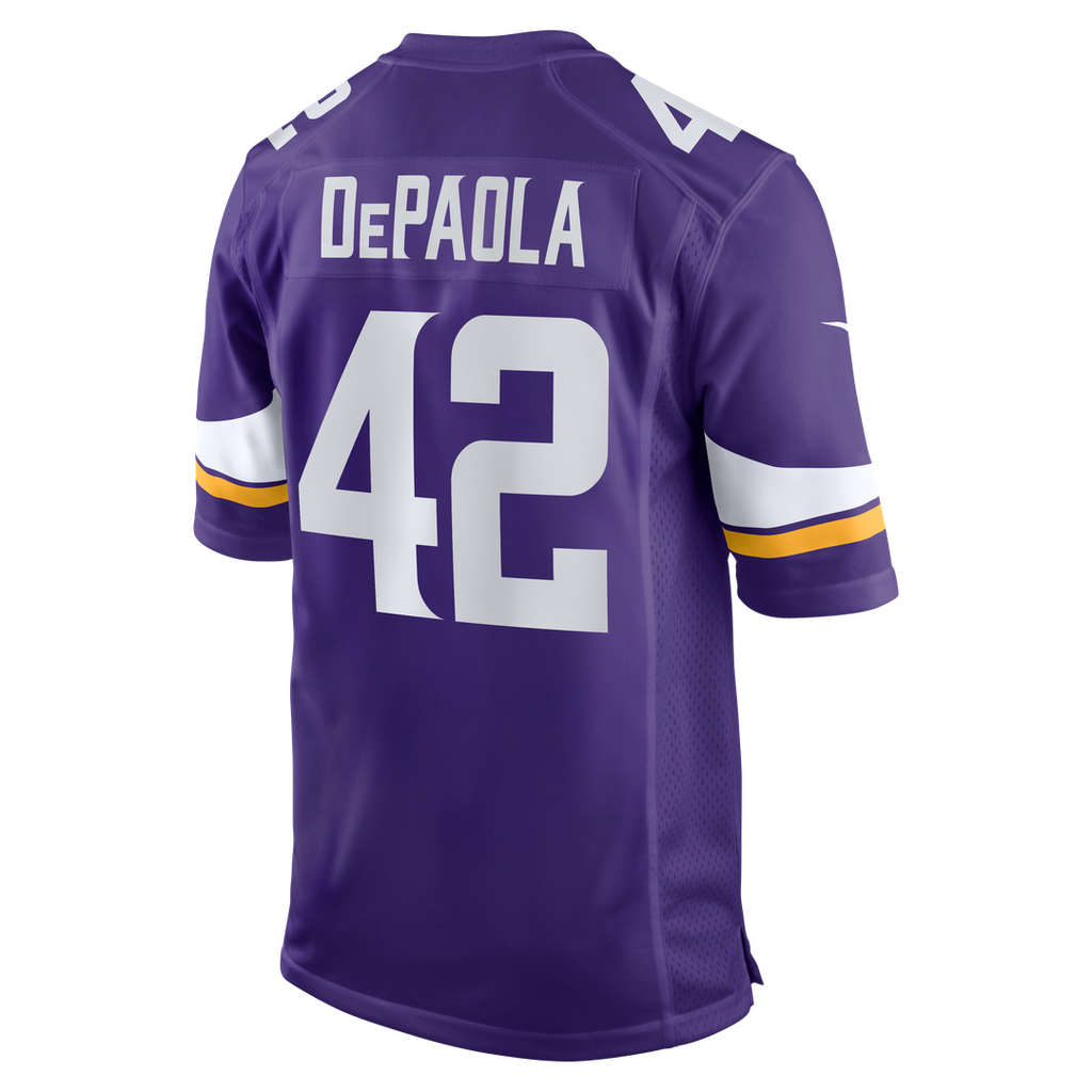 Andrew DePaola Minnesota Vikings Nike Game Official Jersey - Purple