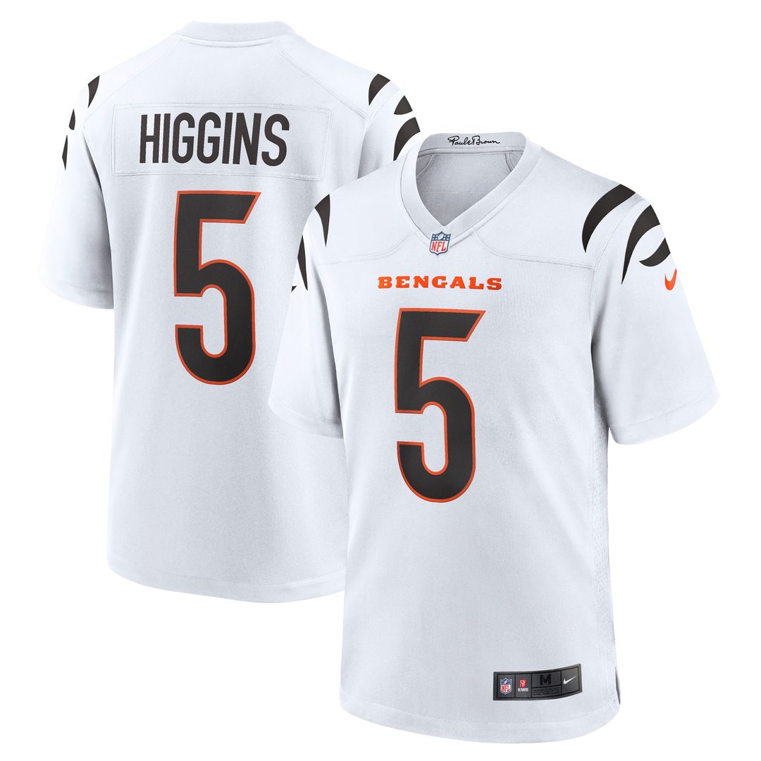 Tee Higgins Cincinnati Bengals Nike  Game Official Jersey - White