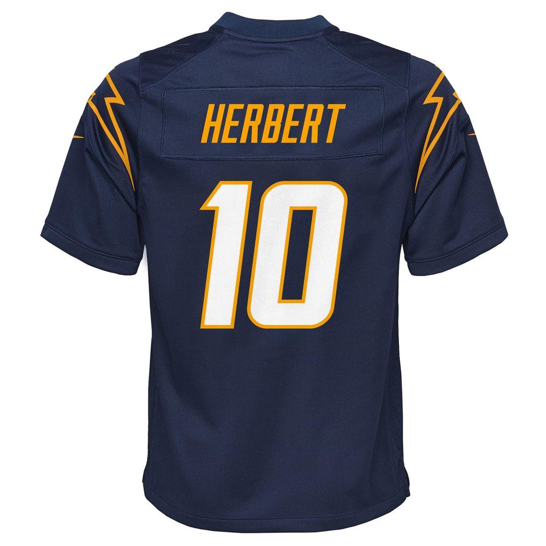Justin Herbert Los Angeles Chargers Nike Youth Game Official Jersey - Navy