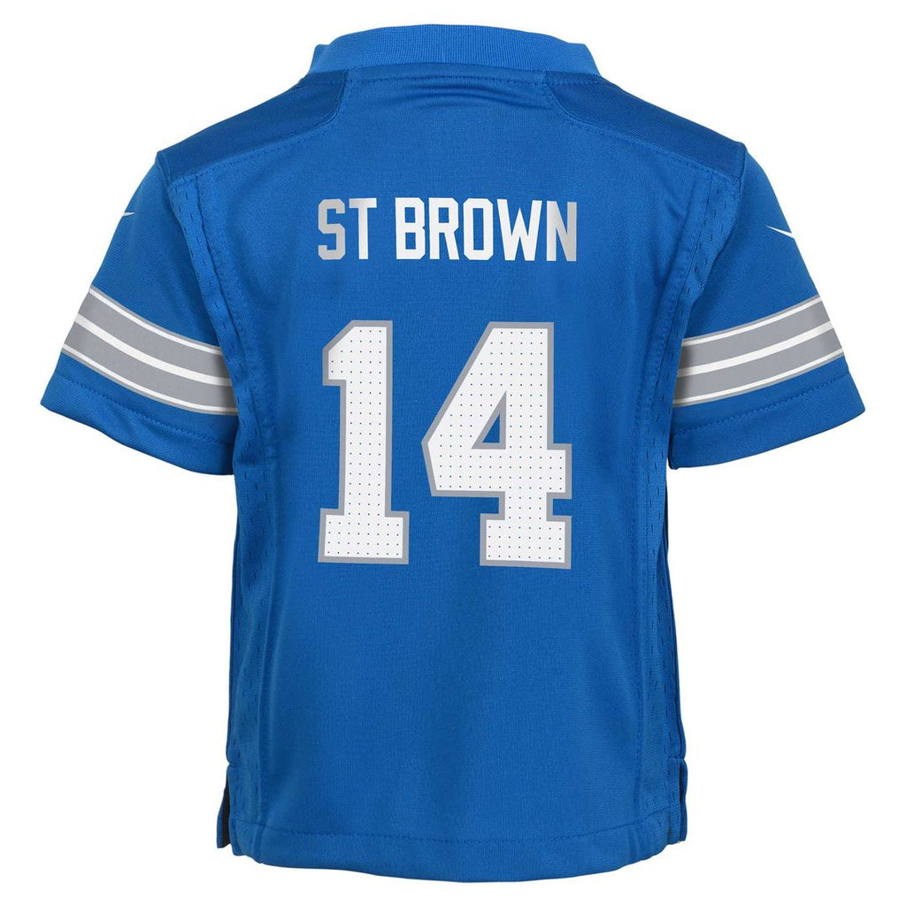 Amon-Ra St. Brown Detroit Lions Nike Infant Team Player Game Jersey - Blue