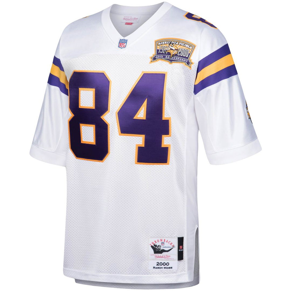 Randy Moss Minnesota Vikings 2000 Mitchell & Ness Authentic Throwback Retired Player Official Jersey - White