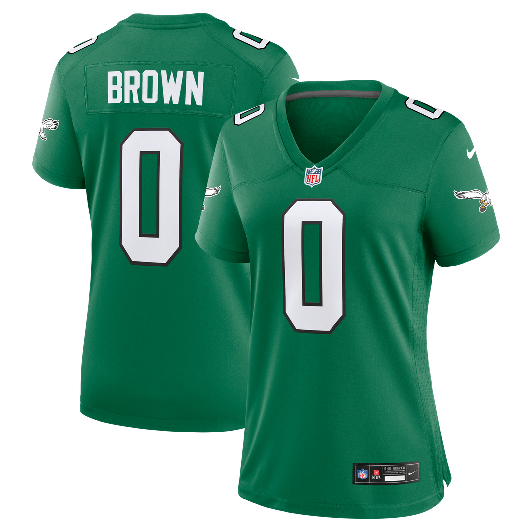Marquise Brown Philadelphia Eagles Nike Women's Alternate Game Jersey - Kelly Green
