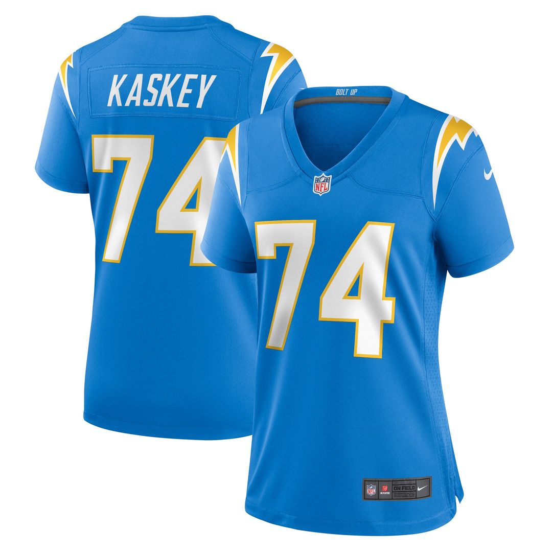 Matt Kaskey Los Angeles Chargers Nike Women's Team Game Official Jersey - Powder Blue