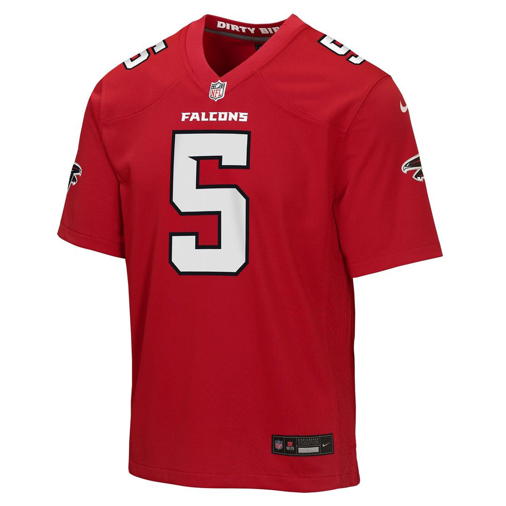 Drake London Atlanta Falcons Nike Youth Game Official Jersey - Red