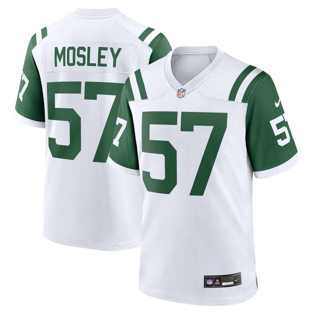 C.J. Mosley New York Jets Nike Classic Alternate Game Official Jersey - White