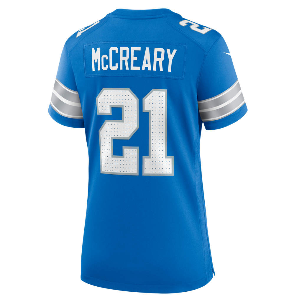 Roger McCreary Detroit Lions Nike Women's Team Game Jersey - Blue