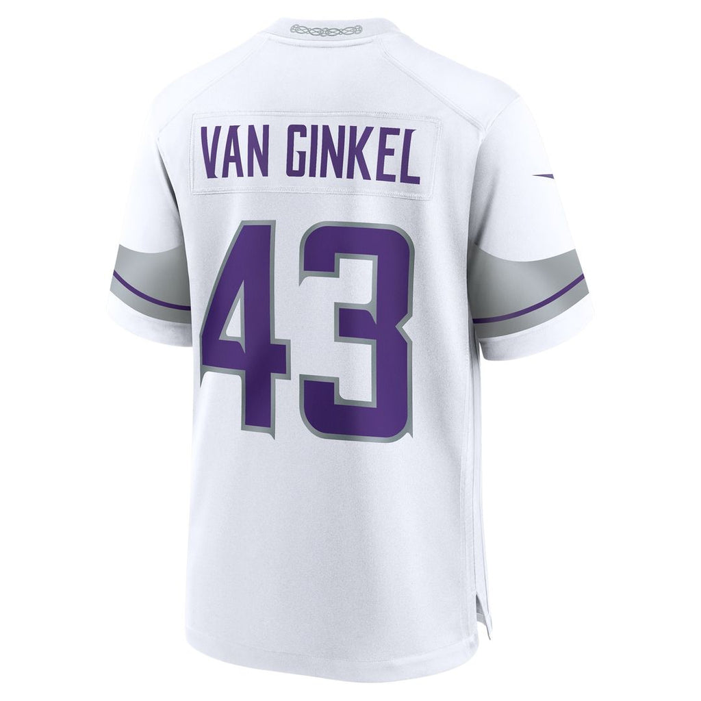 Andrew Van Ginkel Minnesota Vikings Nike Team Game Jersey - Purple