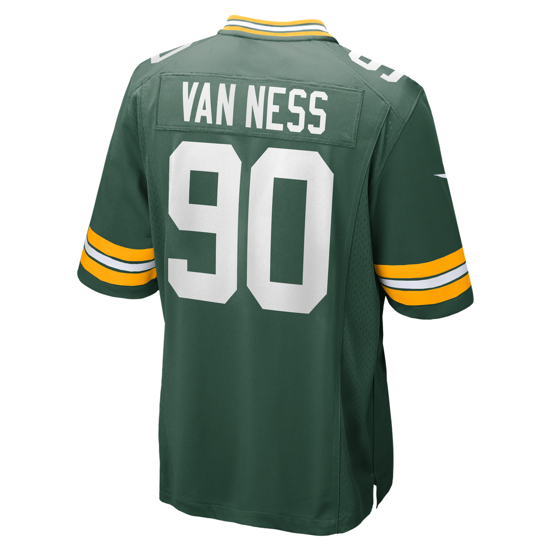 Lukas Van Ness Green Bay Packers Nike  Game Official Jersey - Green