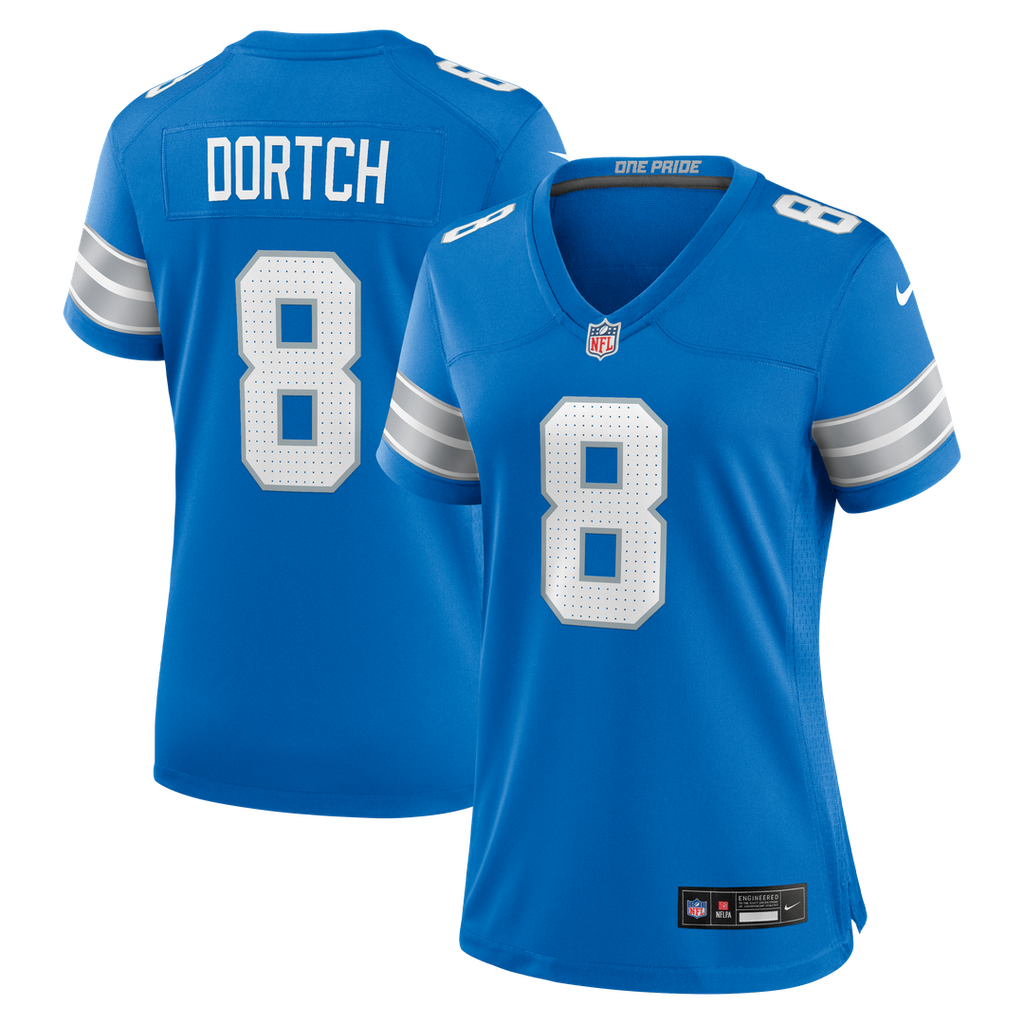 Greg Dortch Detroit Lions Nike Women's Team Game Official Jersey -  Blue