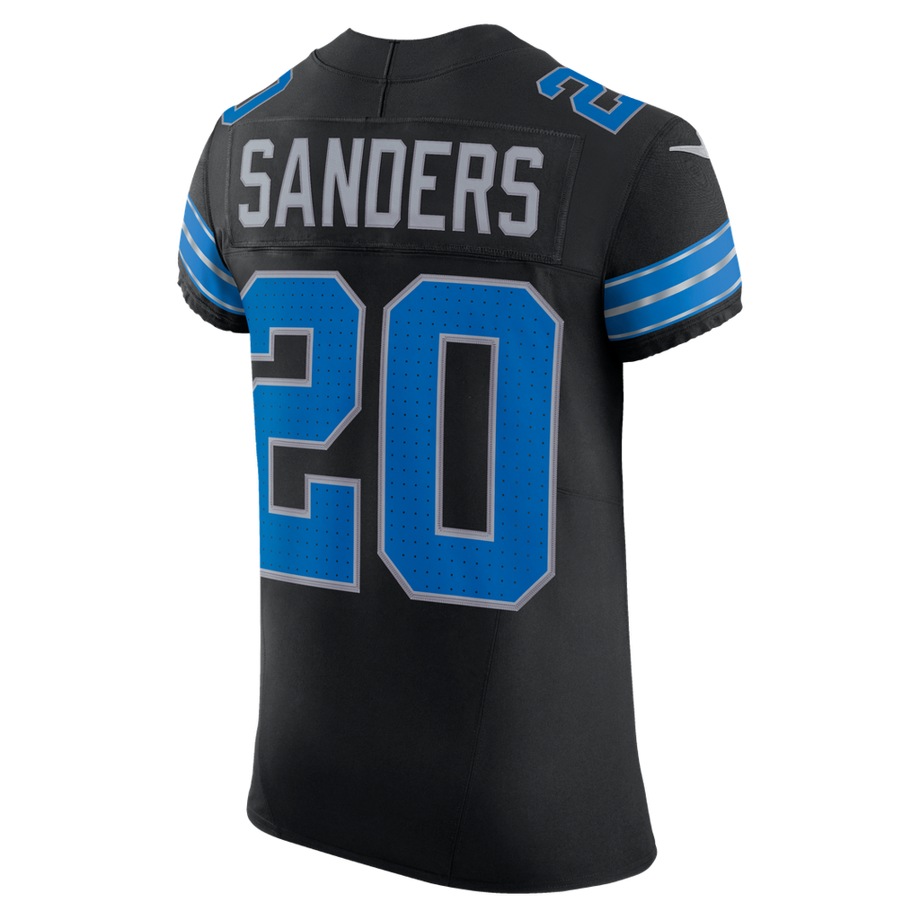 Barry Sanders Detroit Lions Nike Alternate Vapor F.U.S.E. Elite Official Jersey - Black