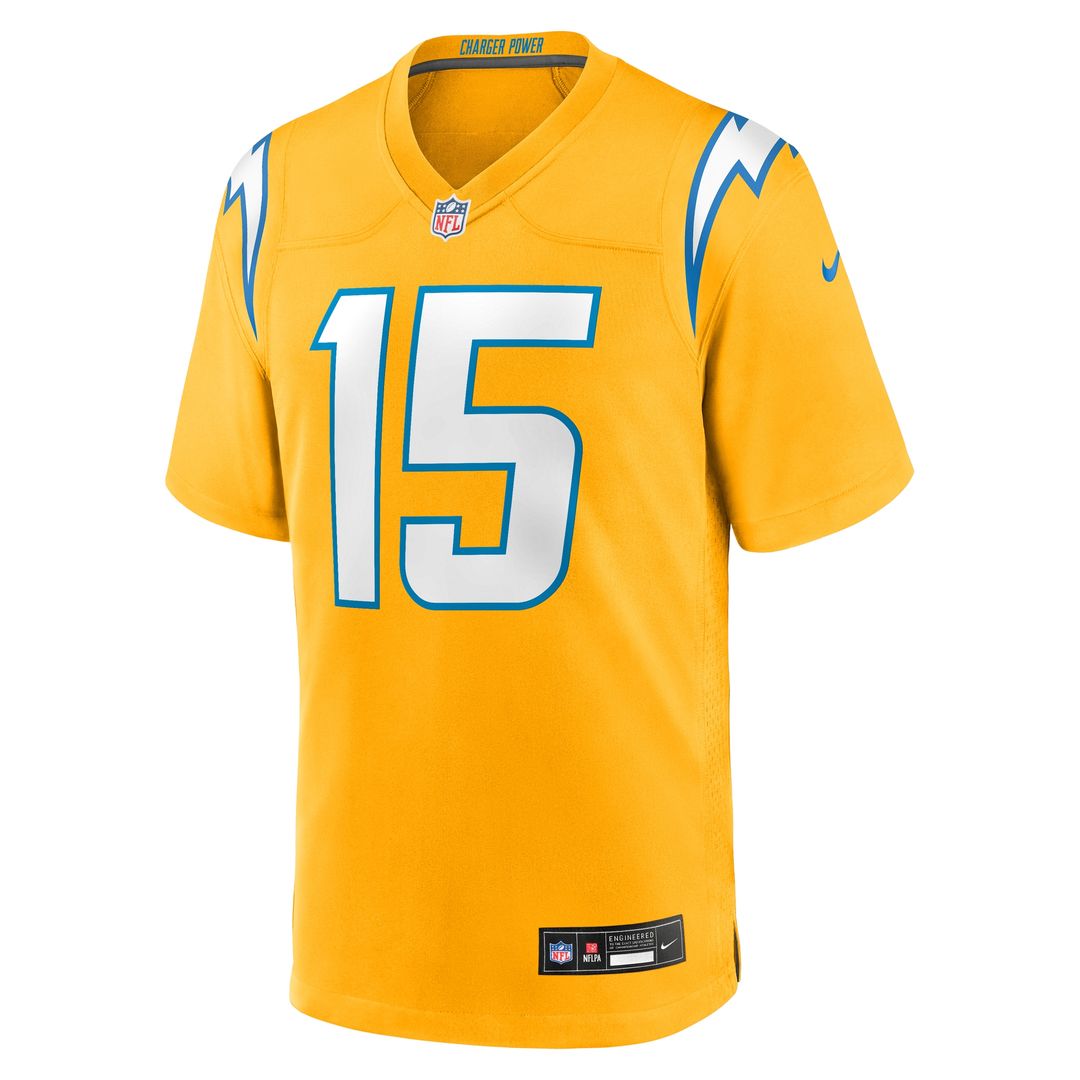 Ladd McConkey Los Angeles Chargers Nike Alternate Charger Power Game Player Official Jersey - Gold