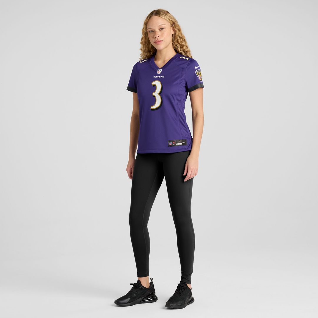 Chidobe Awuzie Baltimore Ravens Nike Women's Team Game Jersey - Purple