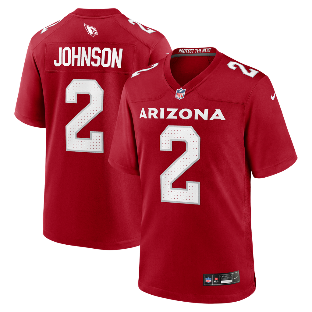 Will Johnson Arizona Cardinals Nike Team Game Official Jersey -  Cardinal