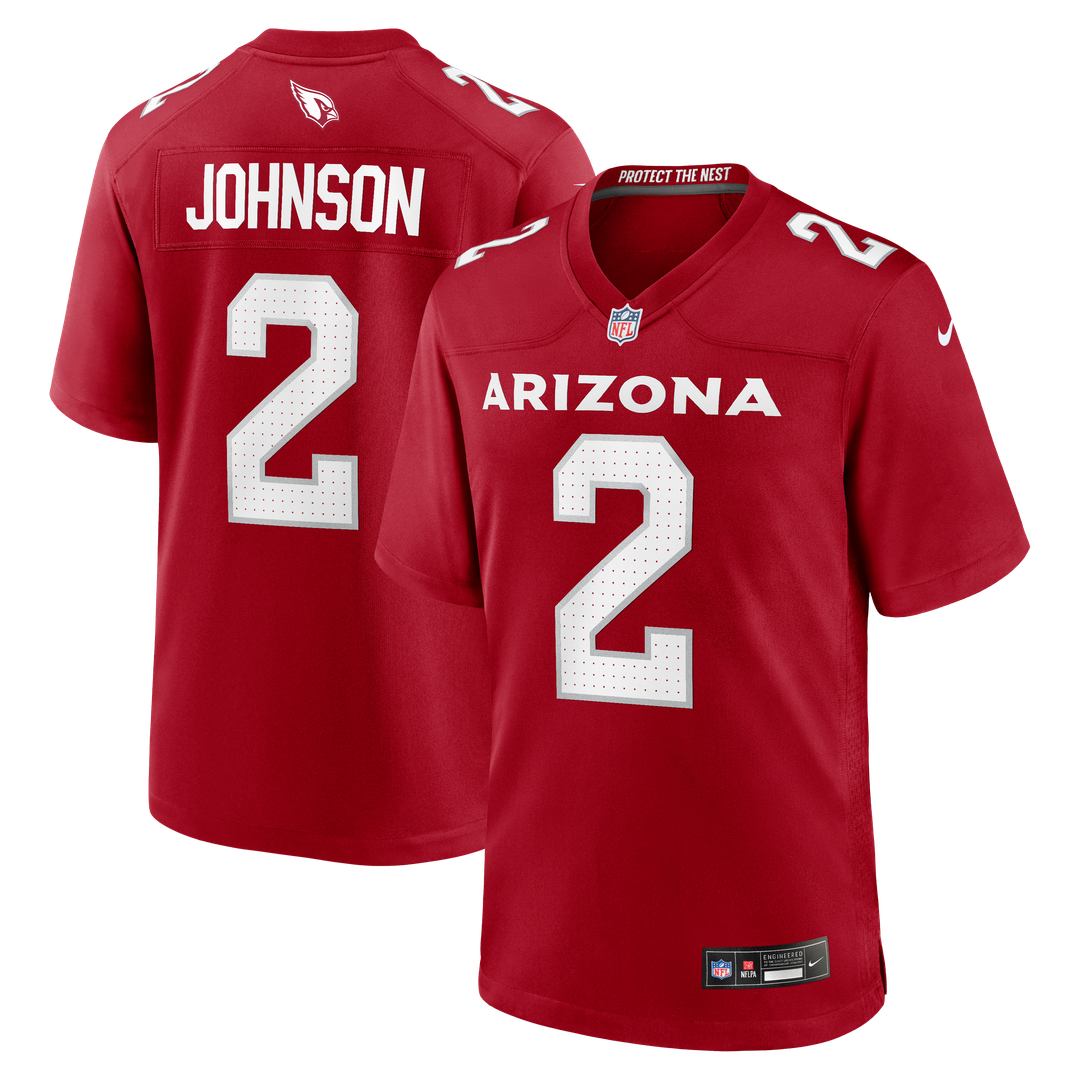Will Johnson Arizona Cardinals Nike Team Game Official Jersey -  Cardinal