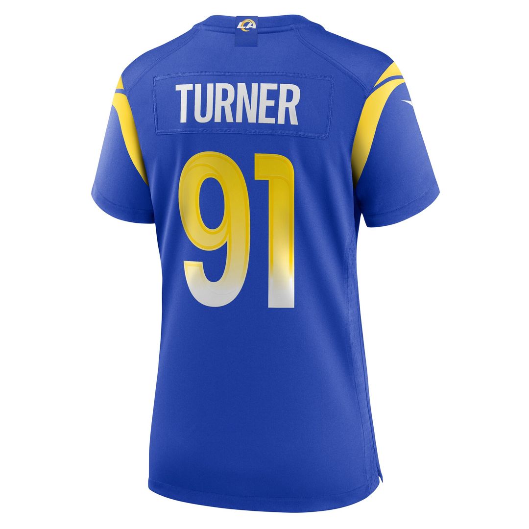Kobie Turner Los Angeles Rams Nike Women's Home Game Official Jersey - Royal