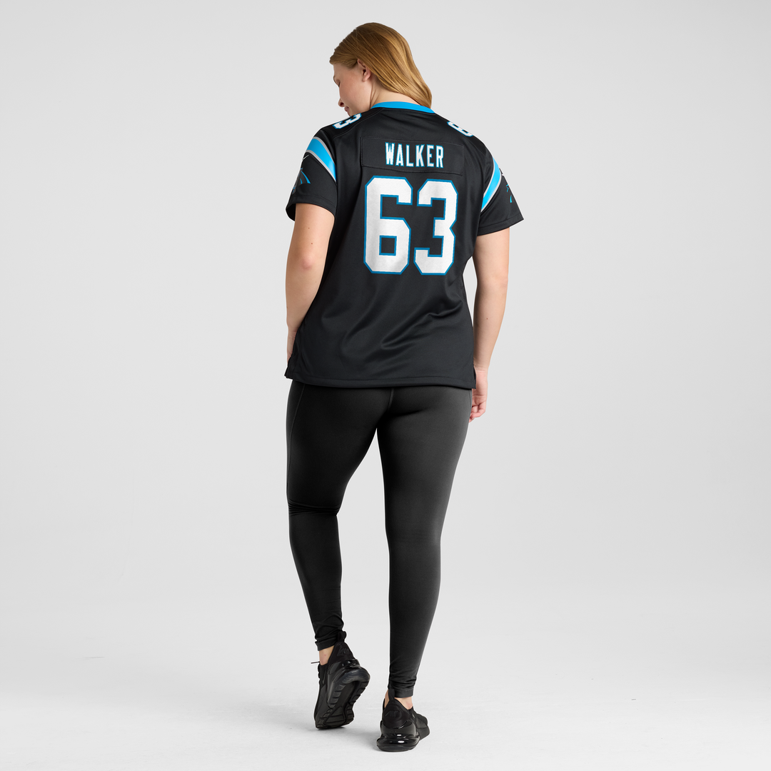 Rasheed Walker Carolina Panthers Nike Women's Team Game Official Jersey -  Black