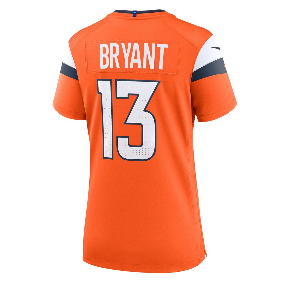 Pat Bryant Denver Broncos Nike Women's Team Game Jersey - Orange