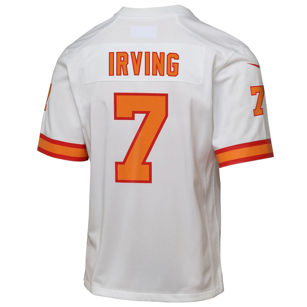 Bucky Irving '76 Tampa Bay Buccaneers Youth  Game Official Jersey - White