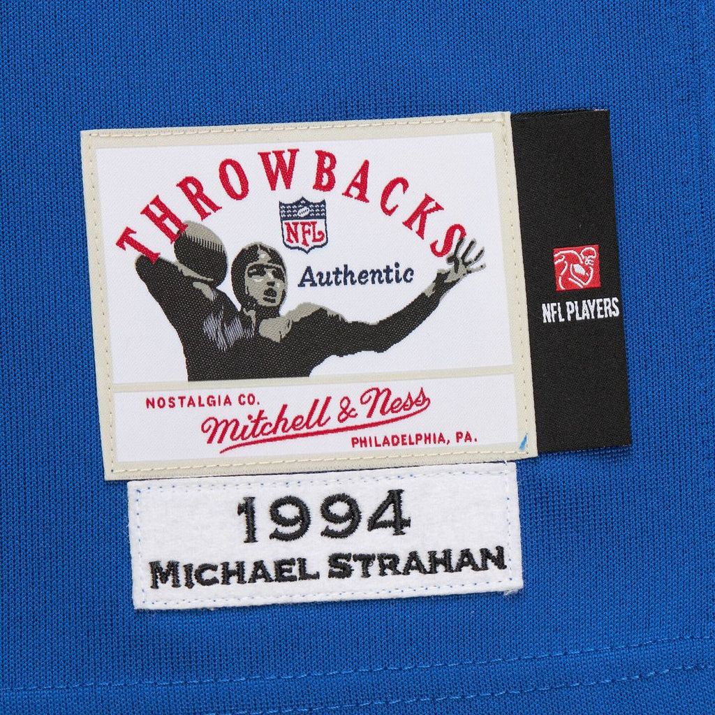 Michael Strahan New York Giants 1994 Mitchell & Ness Authentic Throwback Retired Player Official Jersey - Royal