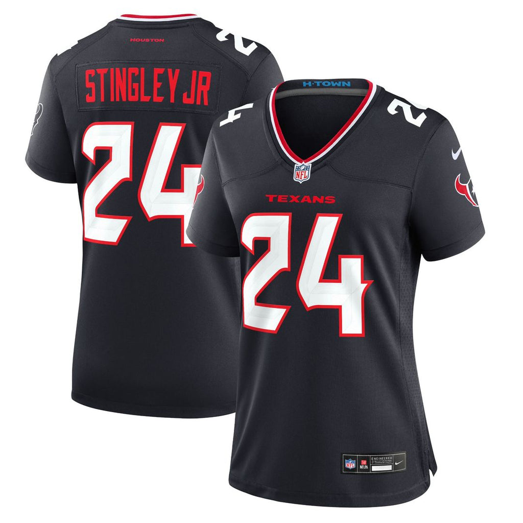 Derek Stingley Jr. Houston Texans Nike Women's Game Official Jersey - Navy
