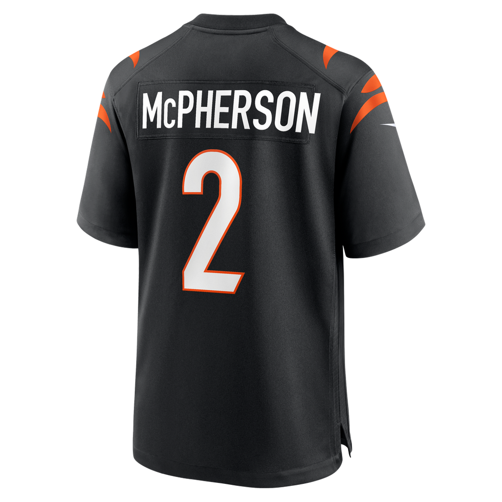 Evan McPherson Cincinnati Bengals Nike Game Official Jersey - Black
