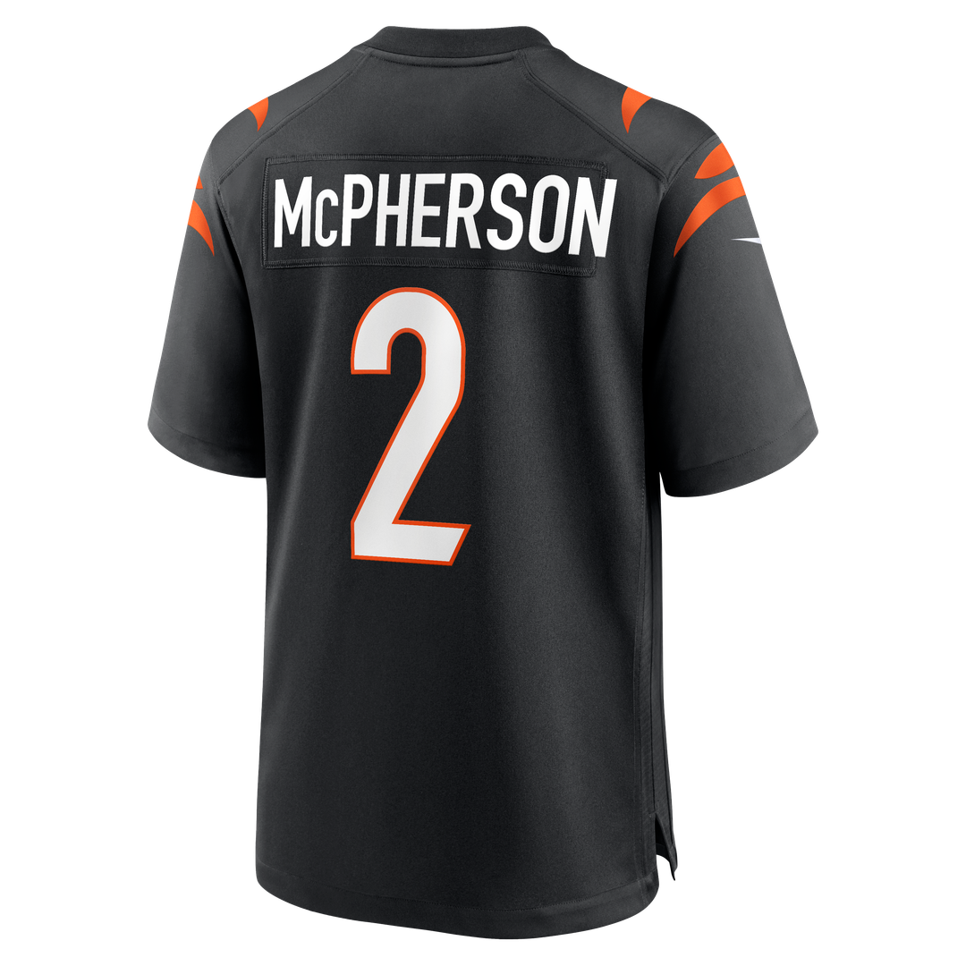 Evan McPherson Cincinnati Bengals Nike Game Official Jersey - Black