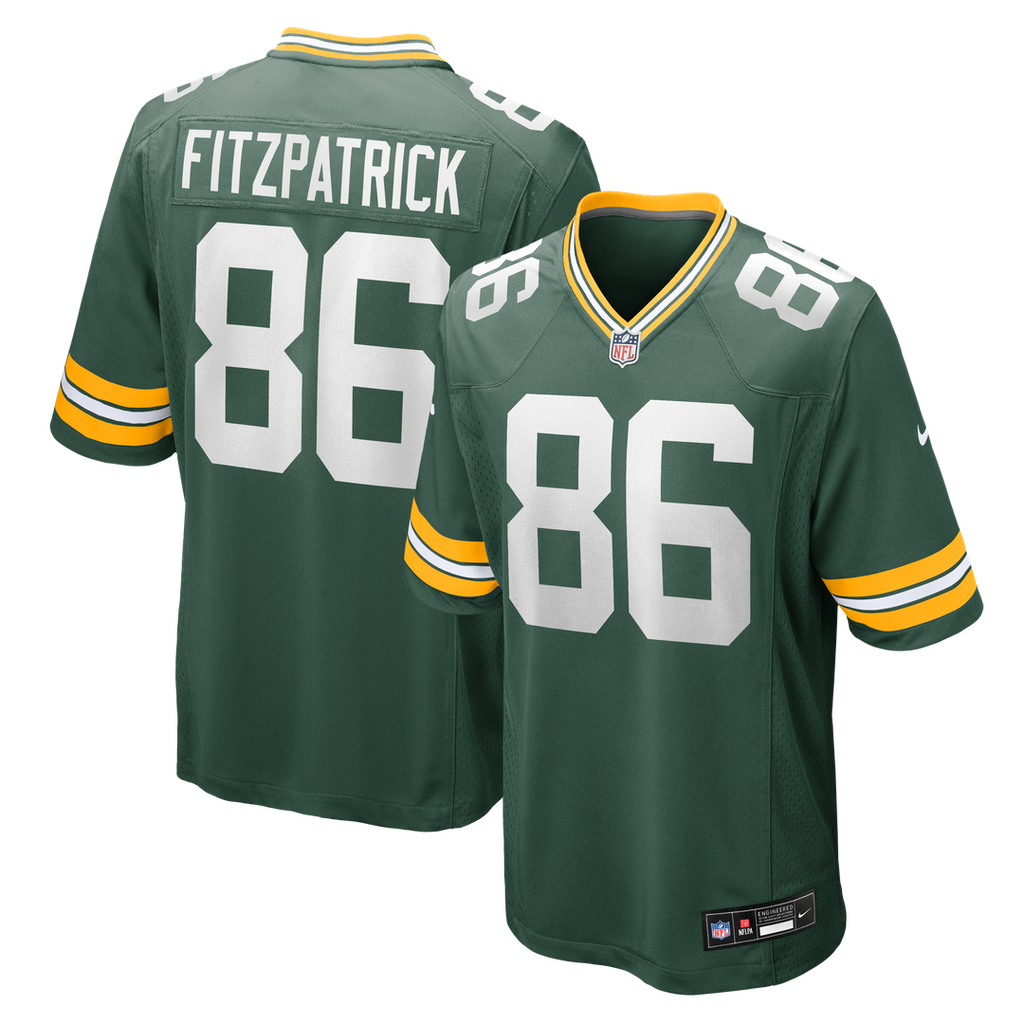 John FitzPatrick Green Bay Packers Nike Team Game Jersey - Green