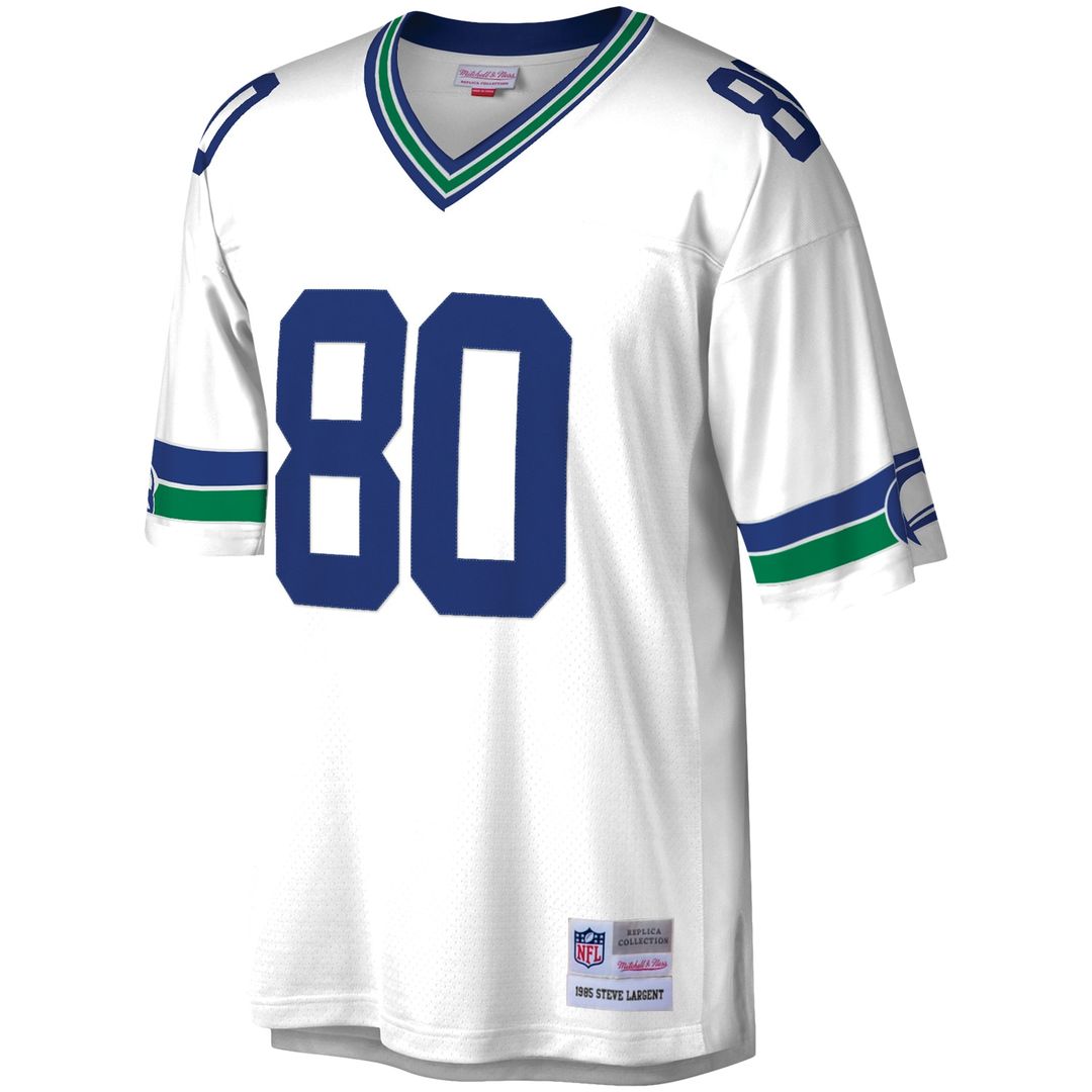 Steve Largent Seattle Seahawks Mitchell & Ness Legacy Replica Official Jersey - White