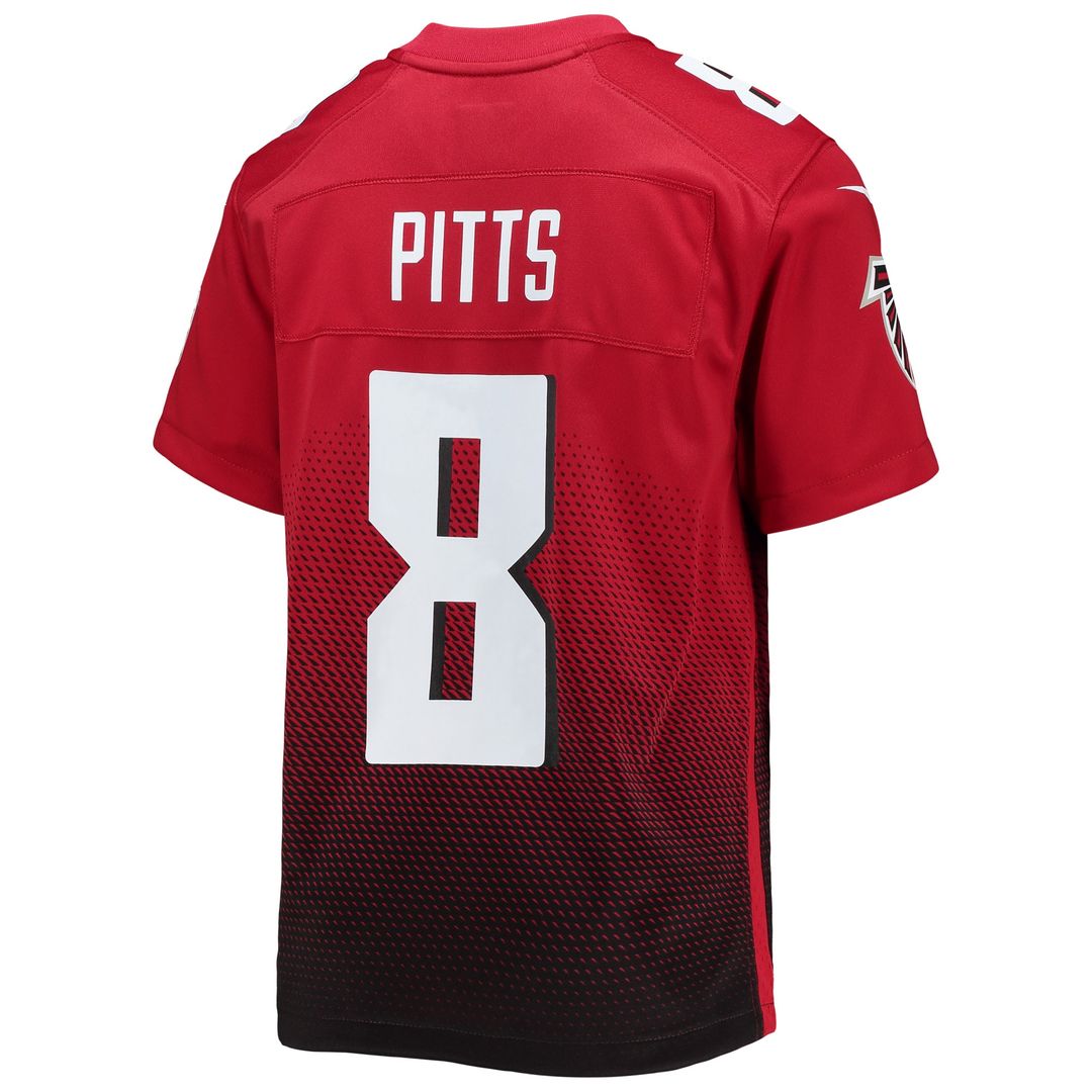 Kyle Pitts Sr. Atlanta Falcons Nike Youth Game Official Jersey - Red